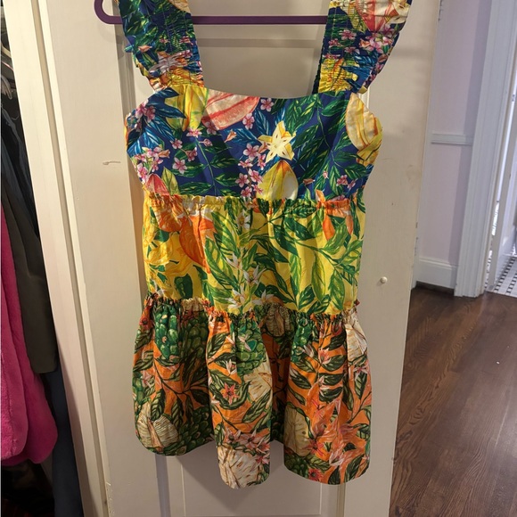 Farm Rio Floral Print Mini Dress - Picture 2 of 6